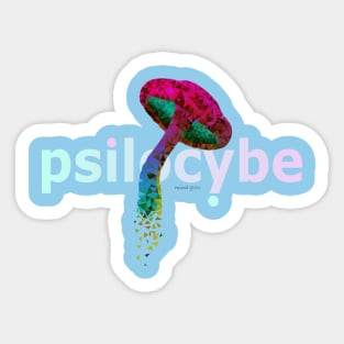 Psilocybe Mushroom 001 Sticker